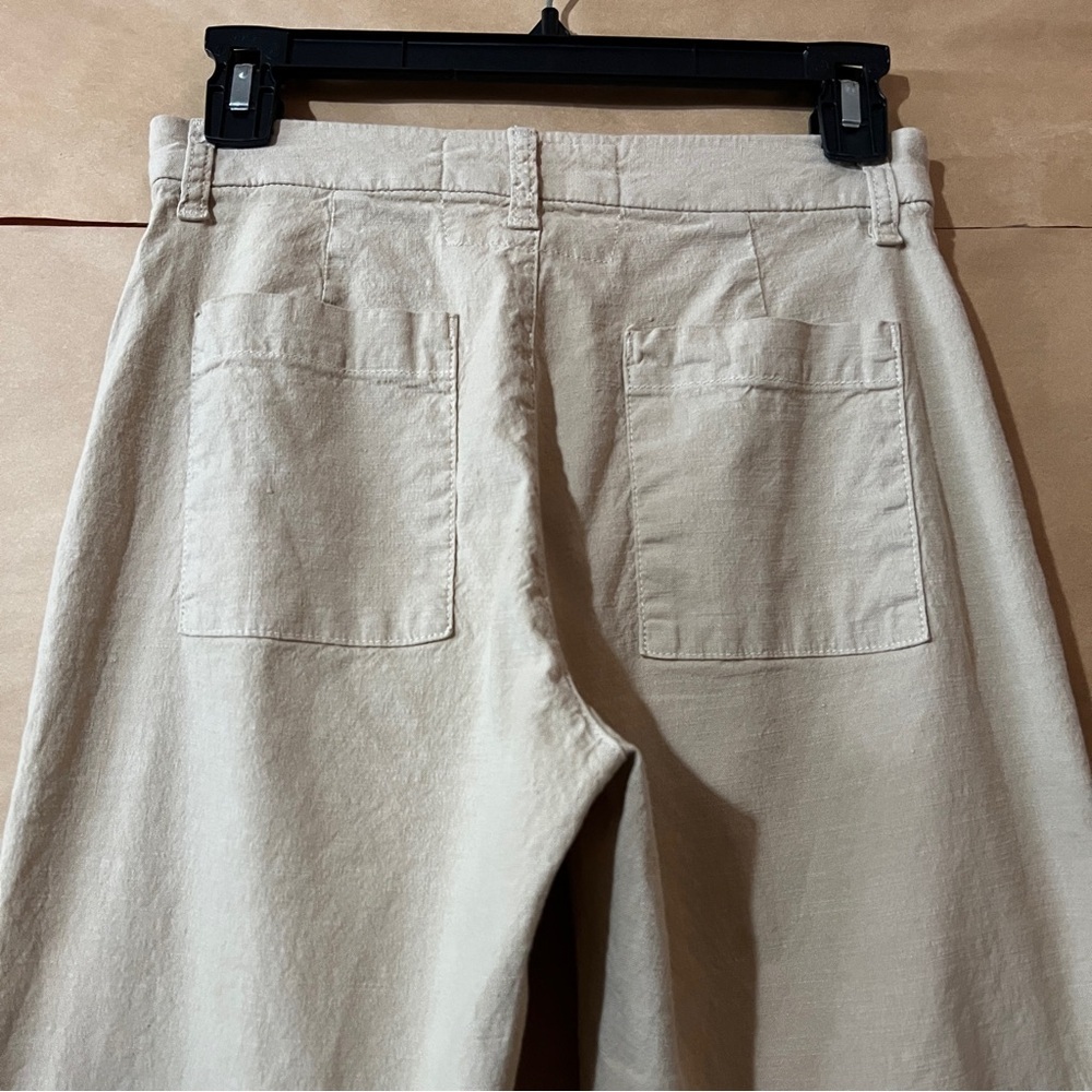 Frank & Eileen | Kinsale Pants Italian Performance Linen Wide Leg Trouser Size 0 - Picture 11 of 15